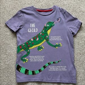 Mini Boden Gecko Appliqué Shirt